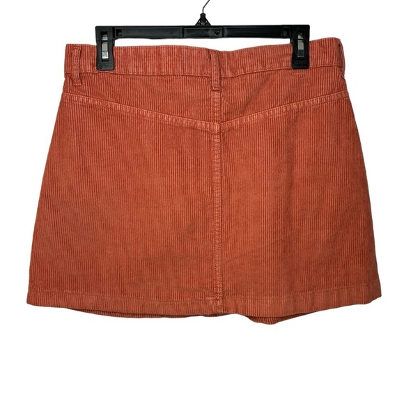 NWT Free People Ray Corduroy Mini Skirt in Myrrh Size 12 - Picture 7 of 10